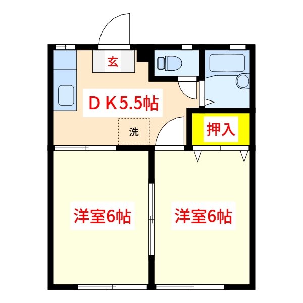 フレグランスヒロ 間取り