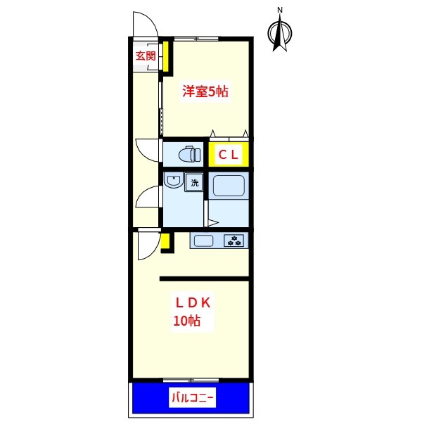 クリアフォレスト参番館 間取り