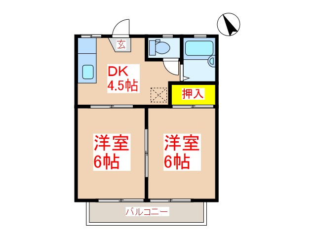 ガーデンプレイス住吉   間取り