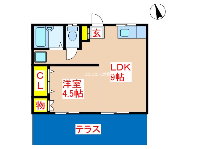 サウスヴリーズ国分 間取り