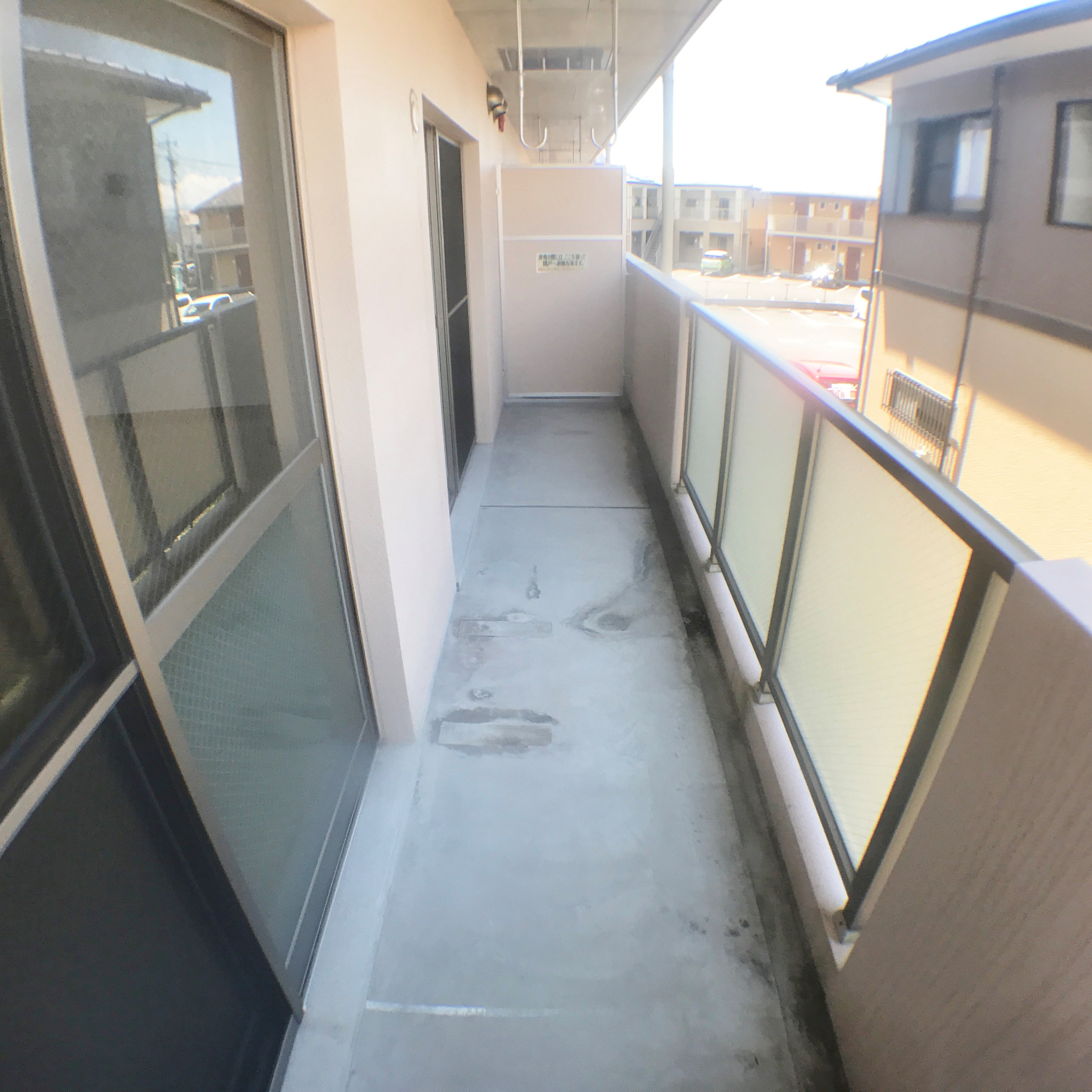 アクロス  ベランダ