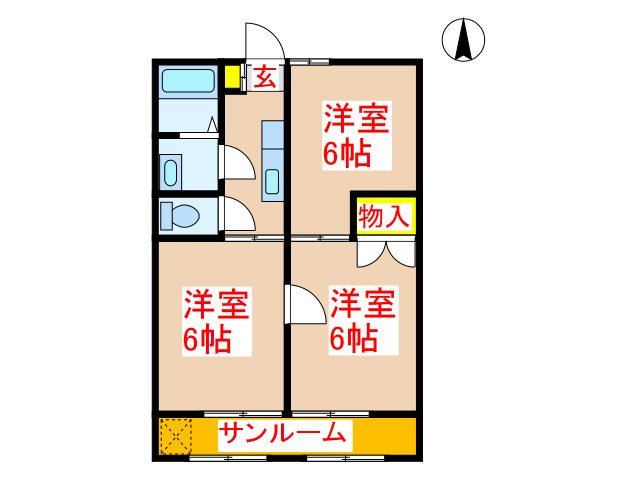 ボンジュール 間取り