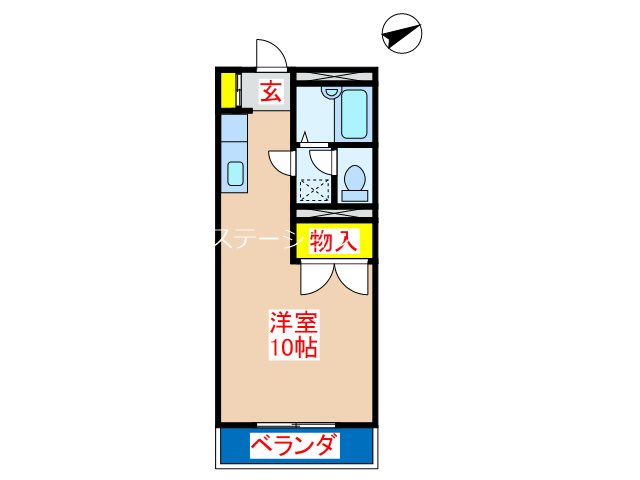 コーポジョイフル  間取り