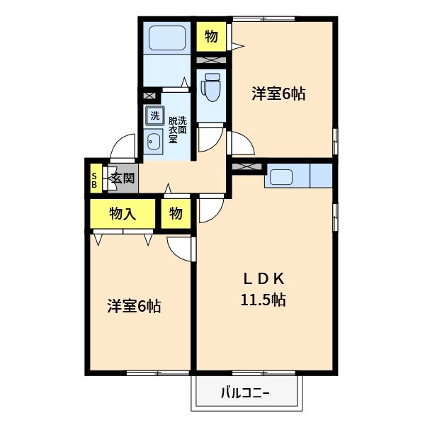 鹿児島県姶良市平松 間取り