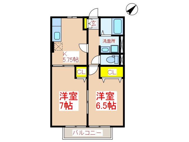 鹿児島県姶良市平松 間取り