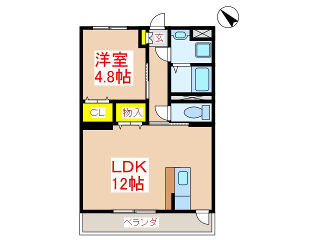 鹿児島県霧島市国分中央４丁目 間取り