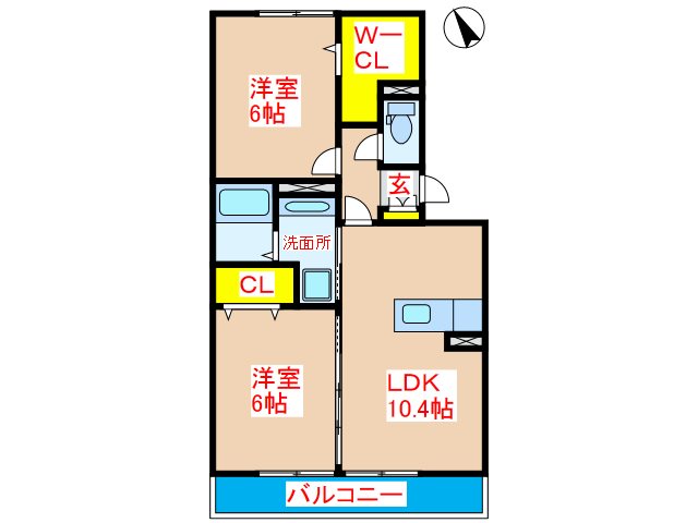 アルベラータⅡ 間取り