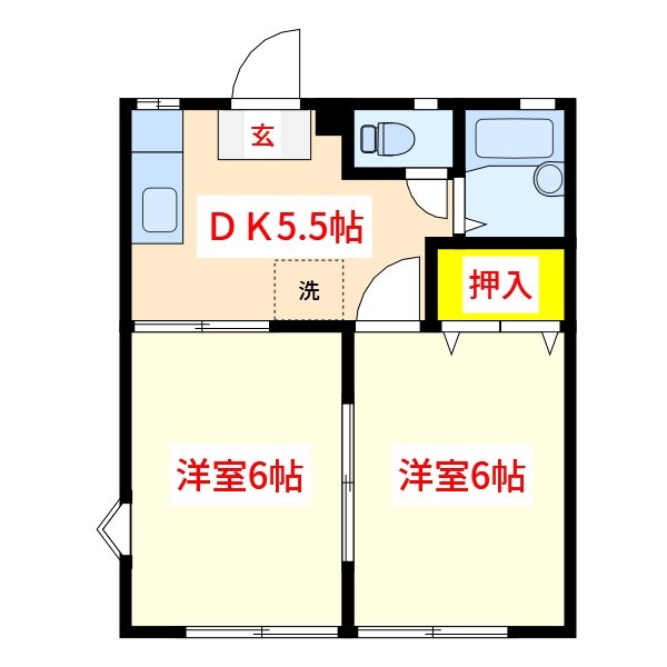 フレグランスヒロ 間取り