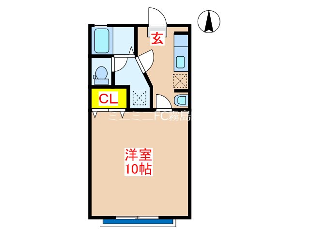 ガーデンプレイス広瀬C棟 間取り