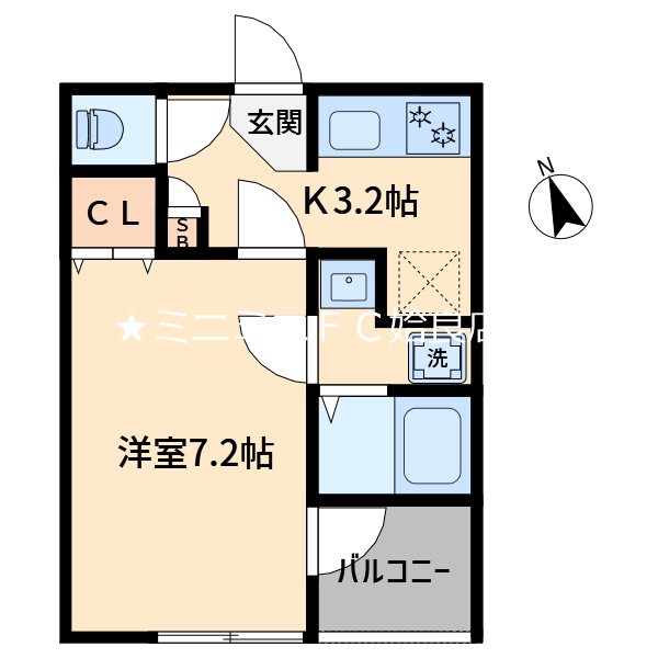 鹿児島県姶良市東餅田 間取り