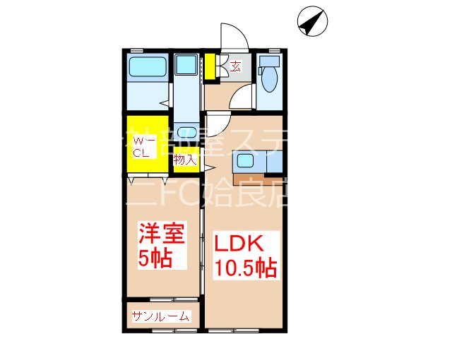 鹿児島県姶良市加治木町木田 間取り