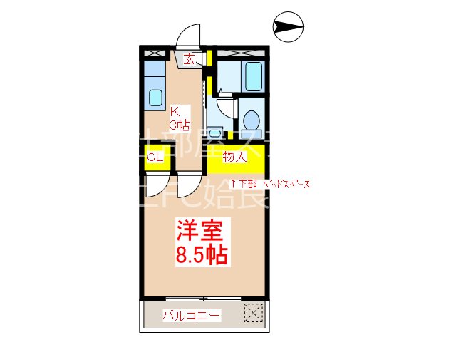 鹿児島県姶良市西餅田 間取り