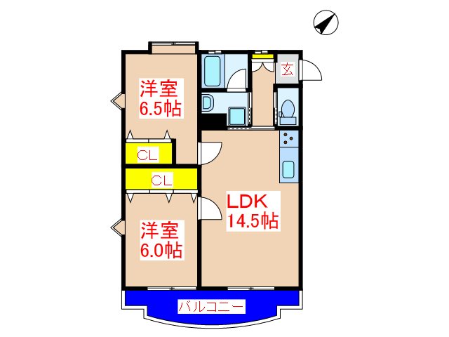 鹿児島県霧島市国分中央４丁目 間取り