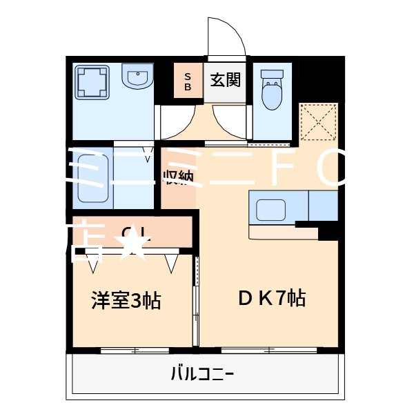 鹿児島県姶良市西餅田 間取り