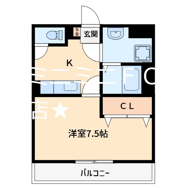 鹿児島県姶良市西餅田 間取り