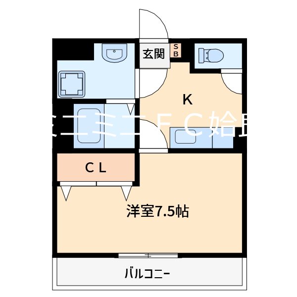 鹿児島県姶良市西餅田 間取り