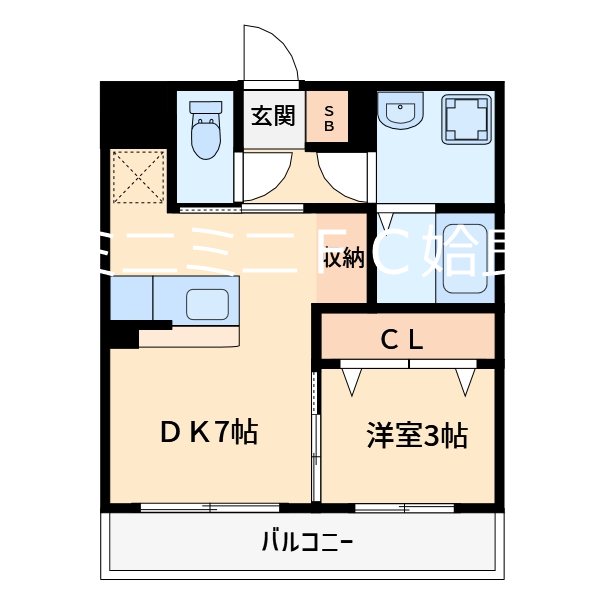 鹿児島県姶良市西餅田 間取り