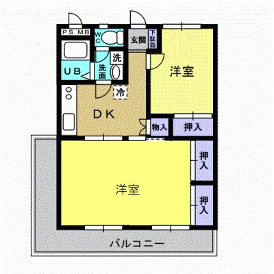 ハイム隼人 間取り