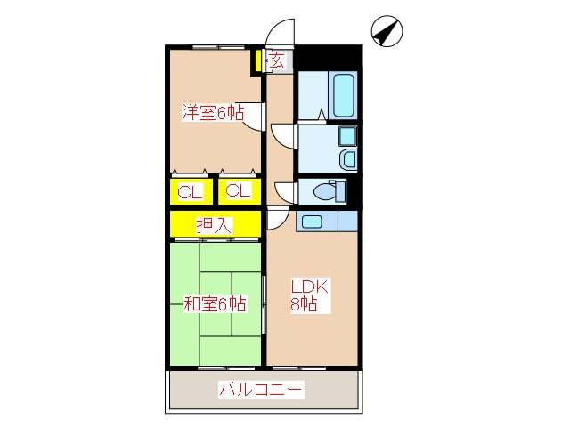 鹿児島県霧島市国分新町１丁目 間取り