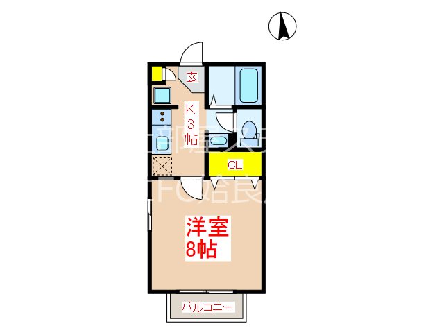 鹿児島県姶良市加治木町木田 間取り