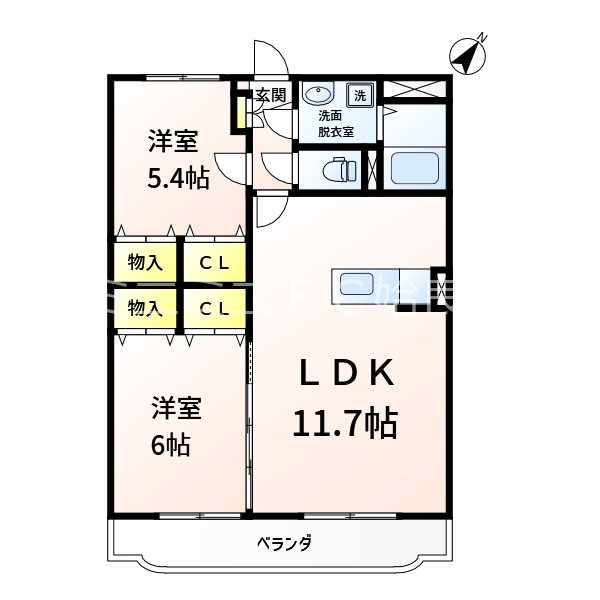 鹿児島県姶良市東餅田 間取り