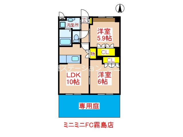 鹿児島県霧島市国分野口西 間取り