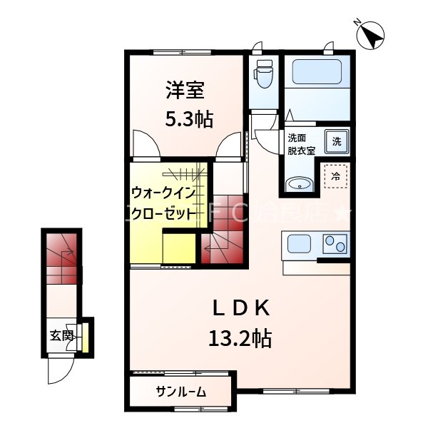 鹿児島県姶良市加治木町木田 間取り