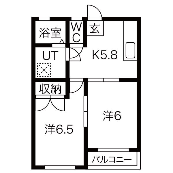 　コーポさがみ 間取り