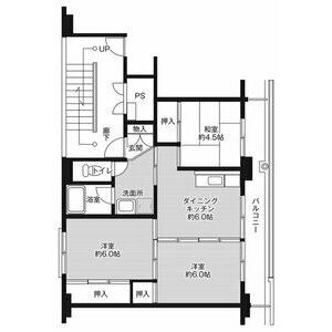 　ビレッジハウス矢板　2号棟　 間取り