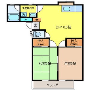 　アレスト一区町　Ⅰ号棟　 間取り