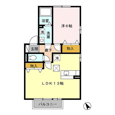 　グランモア　B 間取り