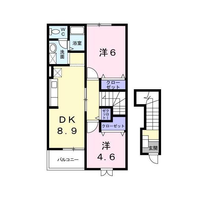 　チェリーブロッサム　Ｃ棟　 間取り