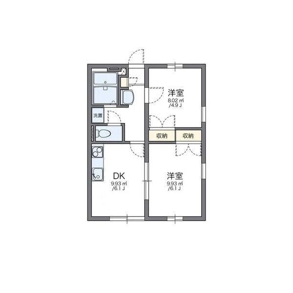 　オリーブガーデン　E棟 間取り