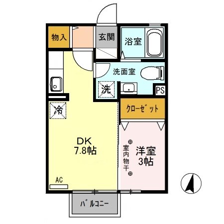  セジュールグランモア　A棟　 間取り