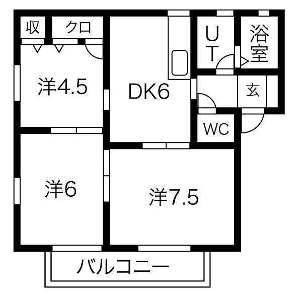 　プライム　Ｂ棟　 間取り