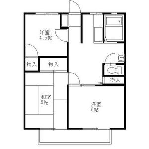 　菊地ハイツ　A棟 間取り