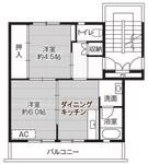 　ビレッジハウス烏山　１号棟　 間取り
