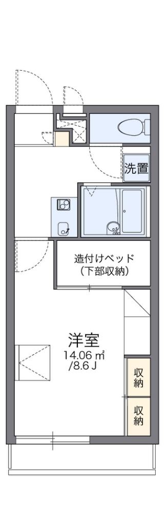 レオパレスＥＡＳＴ　ＳＴＡＲ 間取り