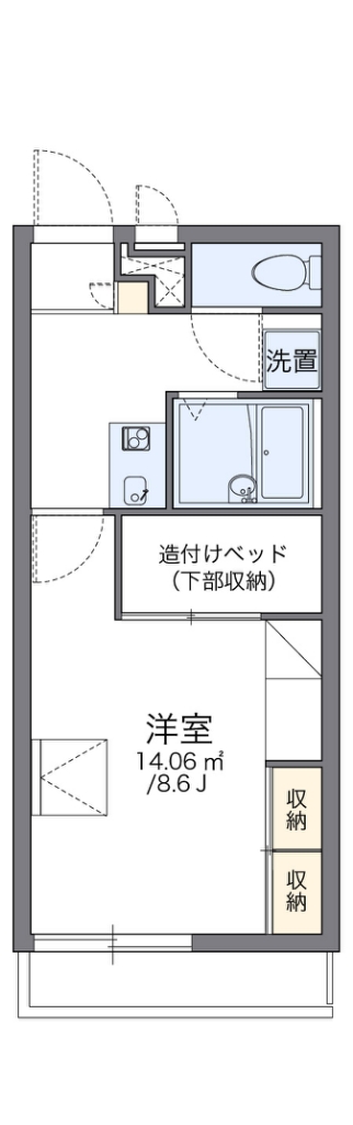 レオパレスＥＡＳＴ　ＳＴＡＲ 間取り