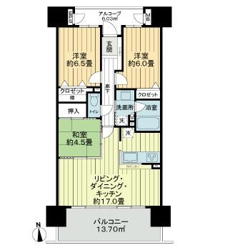 　サーパス駅東公園　 間取り