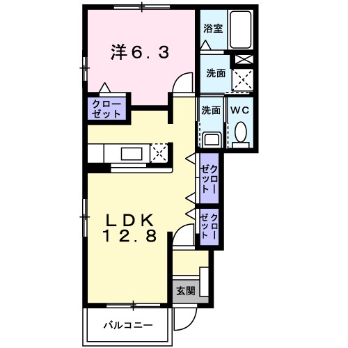 　アヴァンシア　Ｃ棟 間取り