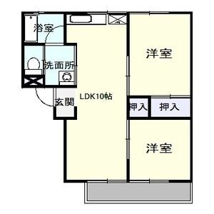 　さくらハイツ大田原 間取り