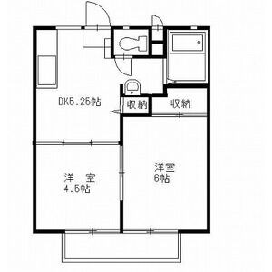 　ボヌール　Ⅱ棟 間取り