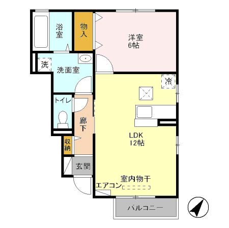 　ヴィラ・アザレア　C棟　 間取り