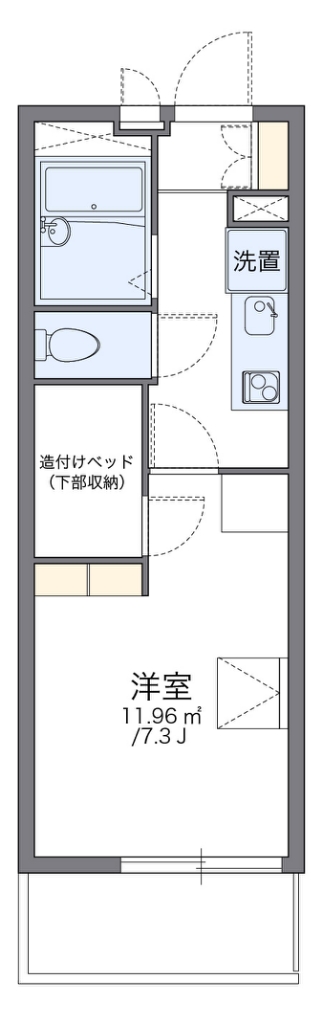 レオパレスサニープレイスⅡ 間取り