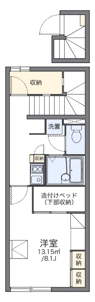 レオパレスＳｕｎｎｙ　Ｓｐｏｔ 間取り