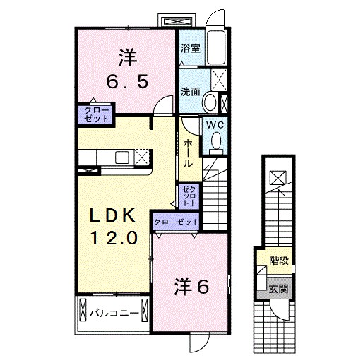 ハピネスＡ 間取り