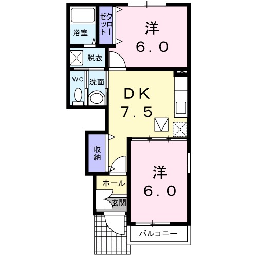 アスティオスＡ 間取り