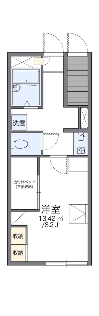 レオパレスＳＵＮＲＩＳＥ 間取り