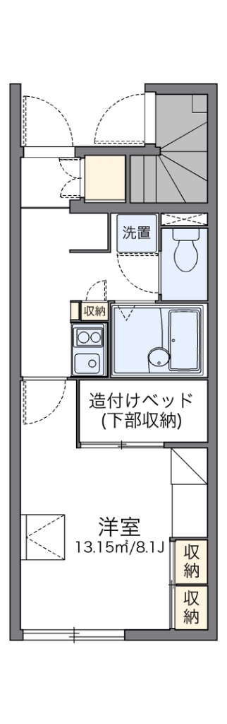 レオパレスバレーナ紅葉 間取り